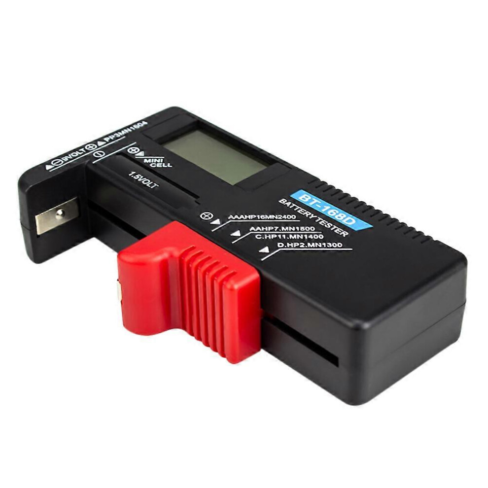 (As Show, One Size) Battery Testers Digital Battery Tester Volt Checker Batteries Checker Button Cell Battery Tester 9 Volt Battery Tester 4069016295813