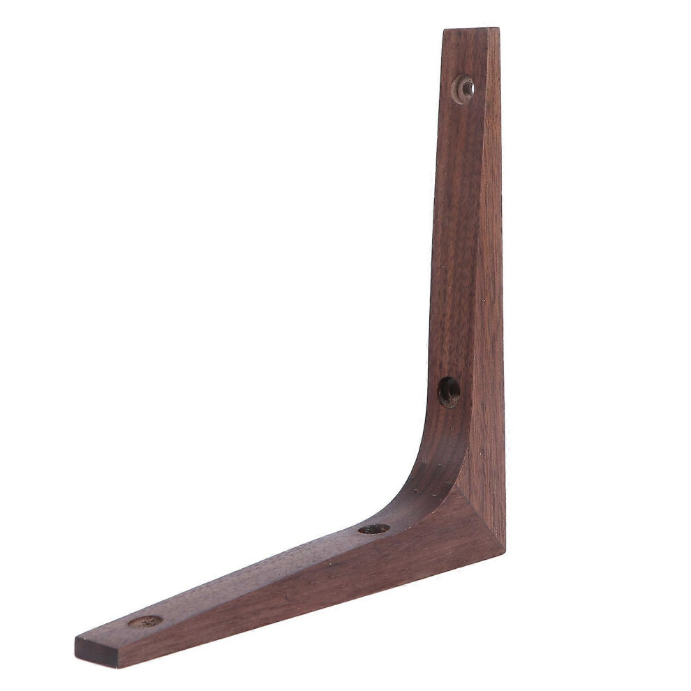 (As Show, One Size) 1Pc Shelf Brackets Solid Wood Shelf Holders Wall Mounted Shelves Support(Coffee) 6974185864860