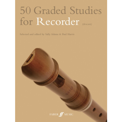 50 Graded Studies for Recorder by By composer Sally Adams By composer