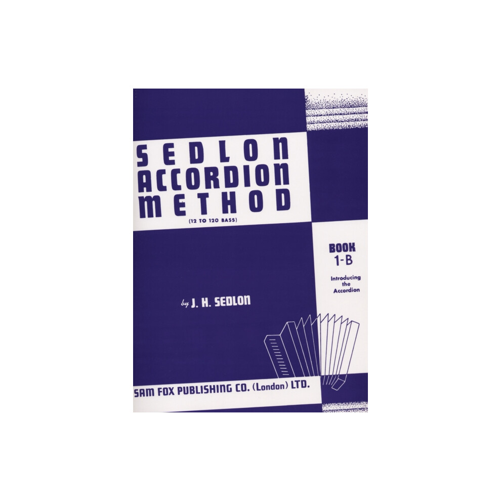 Riachristiecollections Sedlon Accordion Method Book 1B By J H Sedlon Paperback Book