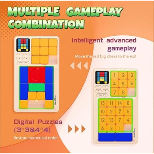 HOMESTEC Sliding Puzzle Games, Handheld