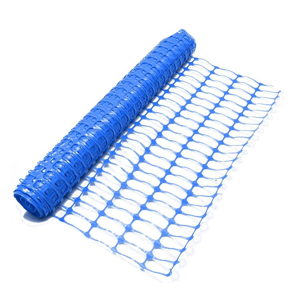 Oypla Heavy Duty Blue Safety Barrier Mesh Fencing 1mtr x 25mtr
