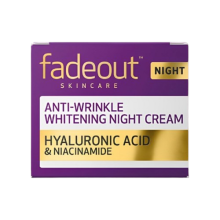 Fadeout Anti-Wrinkle Night Cream For Women 50ml | Advanced+ Age Protection Even Skin Tone
