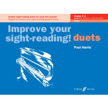 Improve your sightreading Piano Duets Grades 01 by Paul Harris Paperba