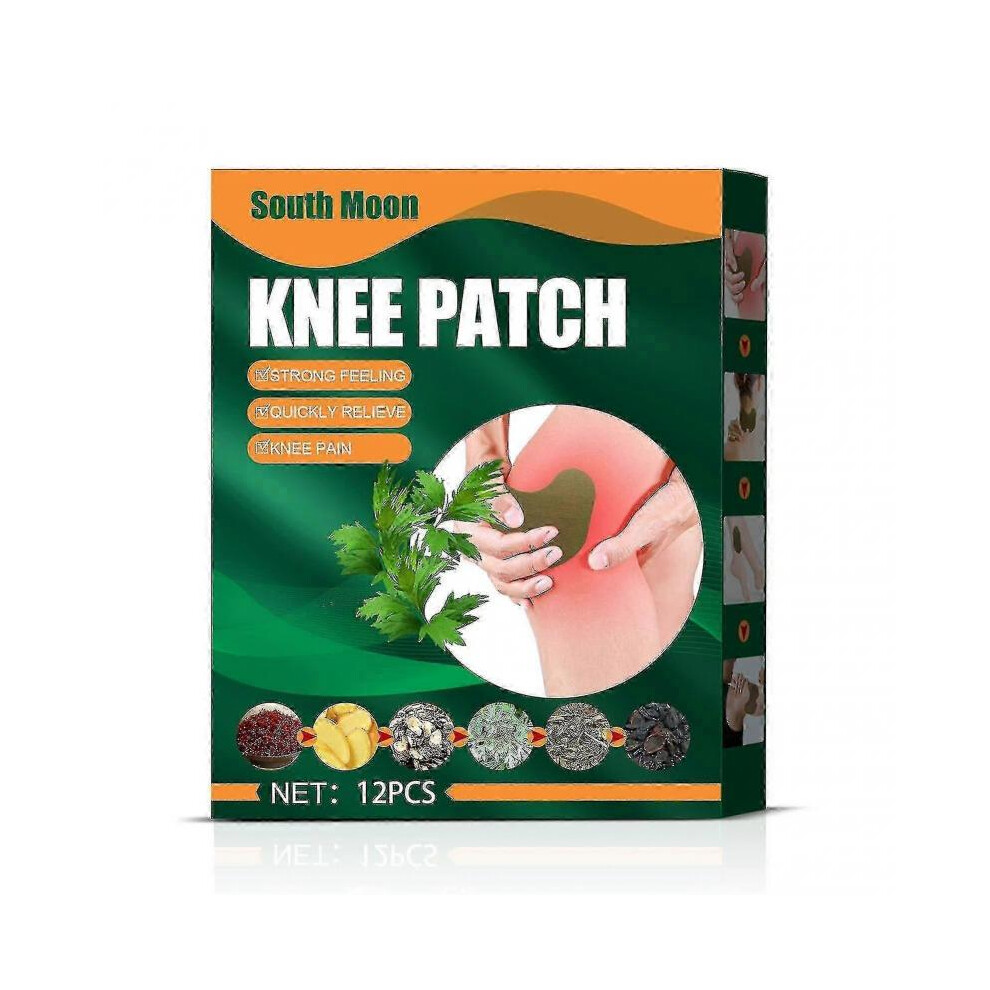 12Pcs Knee Self-heating Moxibustion Patches Deep Penetration Relieve Pain
