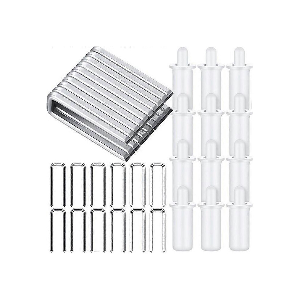 (As Show, One Size) 40Pcs Shutter Repair Kit Plantation Shutter Staples Shutter Pins Louver Staples For Shutters 4069016294939