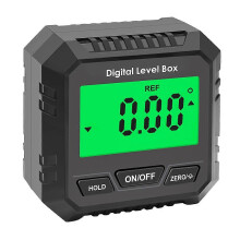 (As show, One size) Magnetic Angle Finder Digital Level Protractor Inclinometer Angle Gauge Protractor Level Box Digital Inclinometer