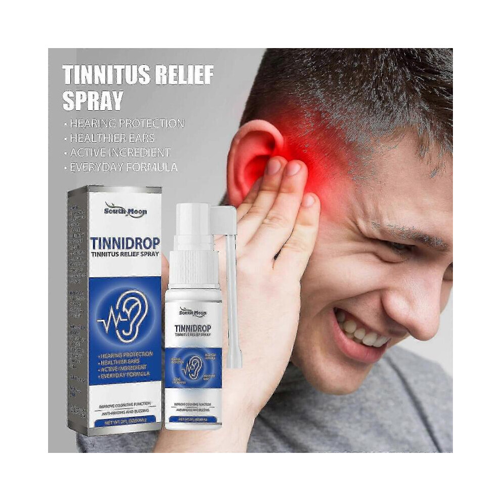 Tinnitus Relief Spray Relieves tinnitus, back and ear discomfort, earwax cleaning care spray Ear Dro