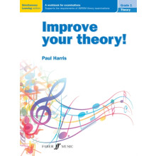 Improve your theory Grade 1 by Paul Harris Paperback Book