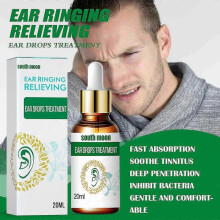 Tinnitus Ear Drops relieve tinnitus troubles, airplane tinnitus drops, ear cans, and ear buzzing Ea