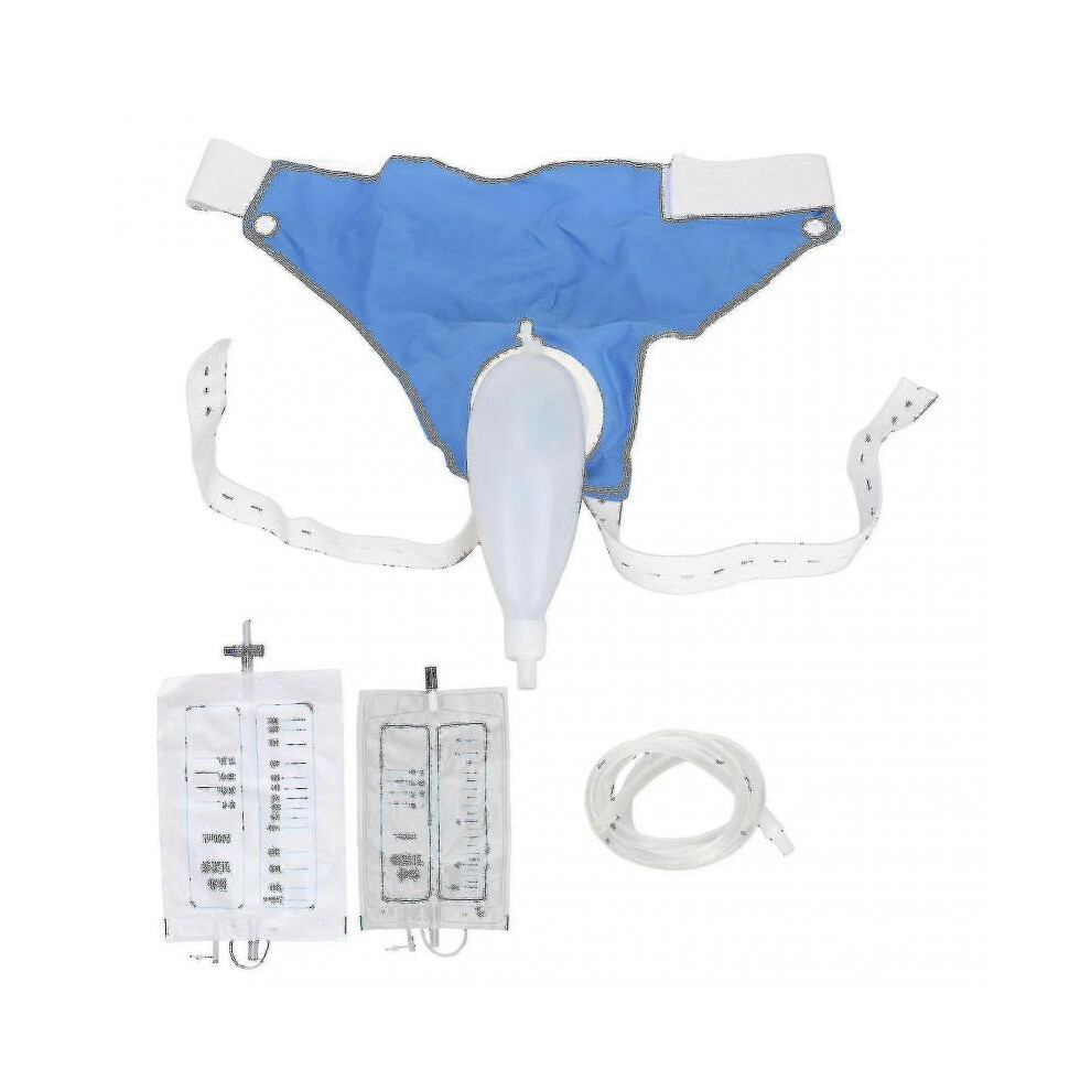 Wearable Urine Bag with Pee Catheter Duct 1000ml 2000ml for Men Elderly Urinary Incontinence Bedridden Patients