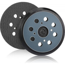 2 Pieces 125mm 8 Hole Hook And Loop Orbital Sander Pad Replacement Sanding Pad