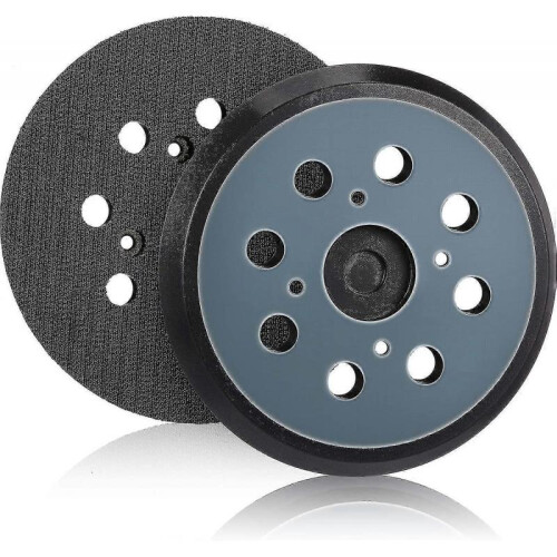 2 Pieces 125mm 8 Hole Hook And Loop Orbital Sander Pad Replacement Sanding Pad