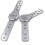 2pcs Folding Sofa Bed Hinge Mechanism 5 Position Adjustment Joint Hinge for Sofa Armrest, Headrest 3