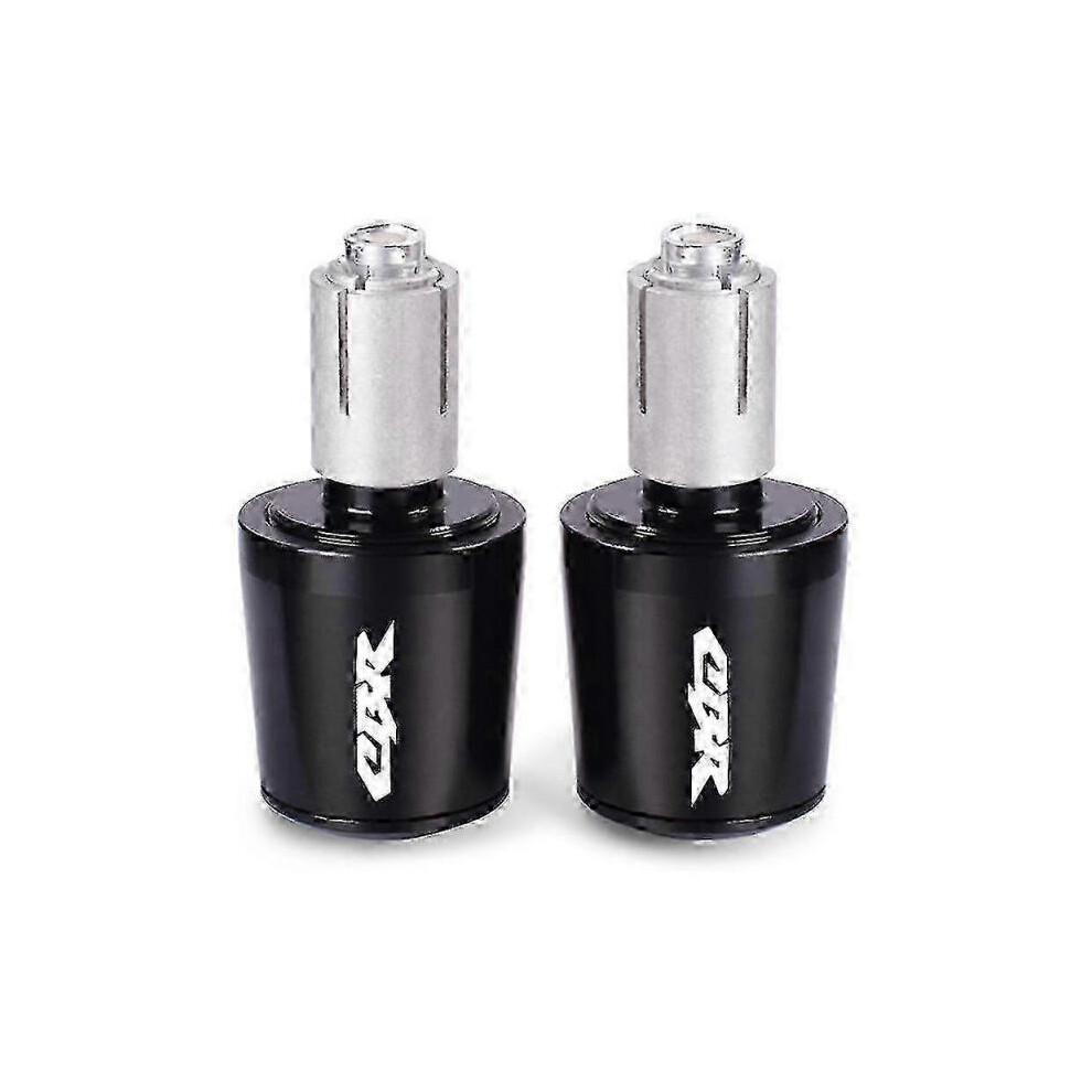 (Black) Motorcycle Handlebar Grips Handle Bar Cap End Plugs For Honda Cbr600rr Cbr1000rr Cbr650r Cbr500r Cbr 600rr 1000rr 650r 500rr 600