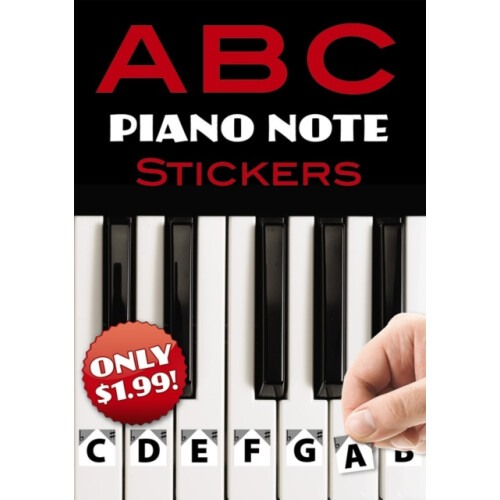 A B C Piano Note Stickers by Inc. Dover Publications Paperback Book