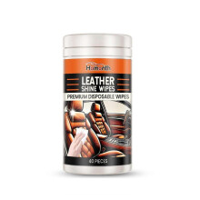Homonth Car Leather Cleaning Wipes Car Interior Leather Bright Cleaning Wipes Decontamination Stain Removal Cleaning