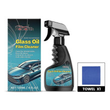 Homonth Glass Oil Film Cleaner Car Glass Oil Removal Windshield Cleaning Decontamination Waterproof Cleaner