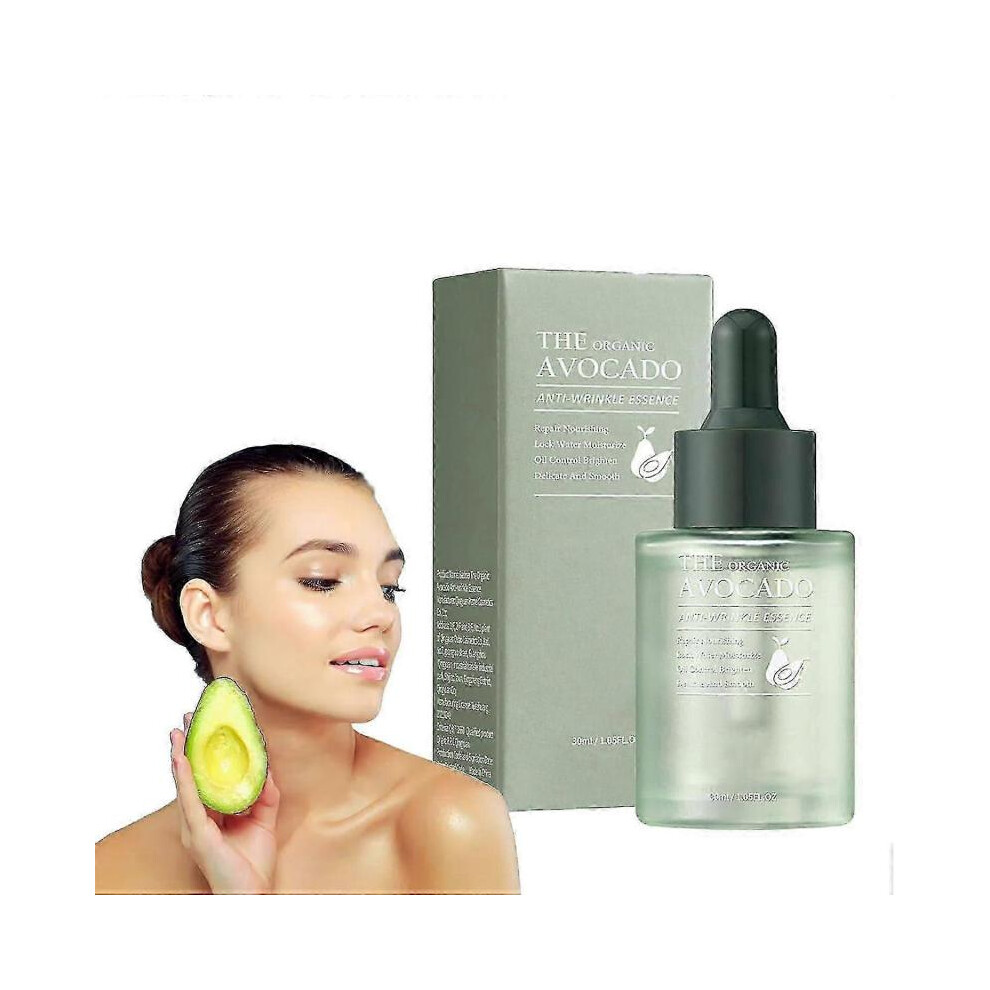 (2pcs) Organic Avocado Anti-wrinkle Serum, Organic Avocado Anti-Wrinkle Serum Hydrating and Moisturizing, Facial Serum Organic Avocado, Hydrating Seru