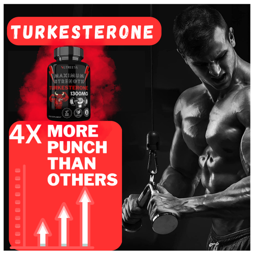 TURKESTERONE 1300mg 2 PACK TESTOSTERONE BOOSTER MAX STRENGTH POTENT 1
