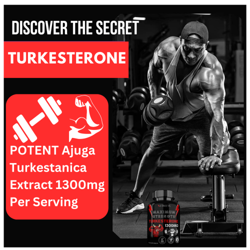 TURKESTERONE 1300mg 2 PACK TESTOSTERONE BOOSTER MAX STRENGTH POTENT 2
