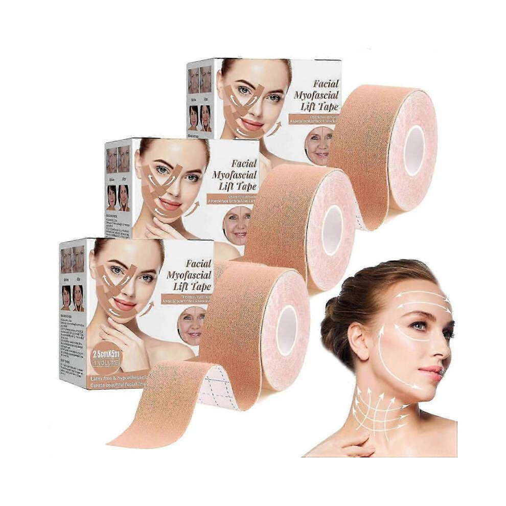 (3 Pcs) Face Tape for Castor Oil, Face Tape Lifting Invisible, Face Tape For Castor Oil Gentle & Effective, Organic Castor Oil Face Tape-image-OPC-PGZBZCT-NEW