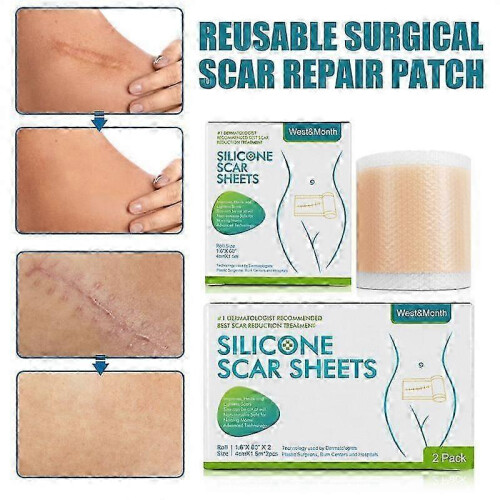 4*150cm Self-Adhesive Scar Patch Silicone Scar Removal Patch for Acne Trauma 1