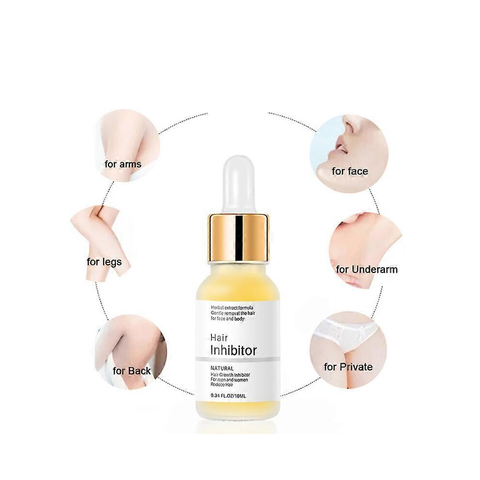 New Permanent Hair Inhibition Woman Serum Painless Hair Powerful Fast Restrain Armpit Legs Arms Hair Growth Inhibitor Depilatory