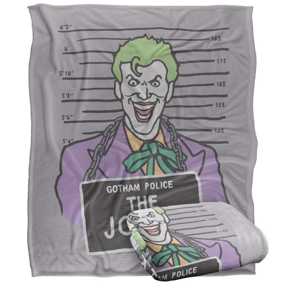 Batman Line Up The Joker Blanket