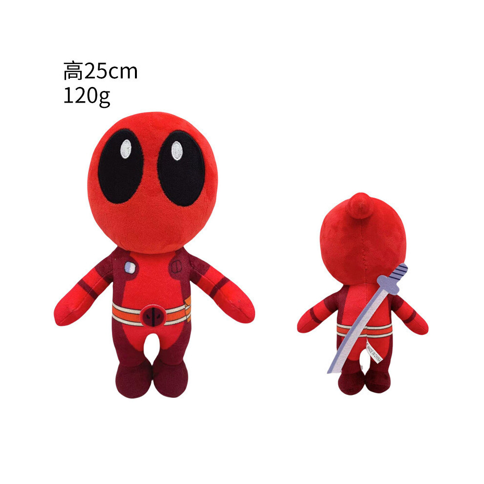 (C 25cm)Figurine peluche Deadpool douce et câline mignonne version Q jouet fans pour