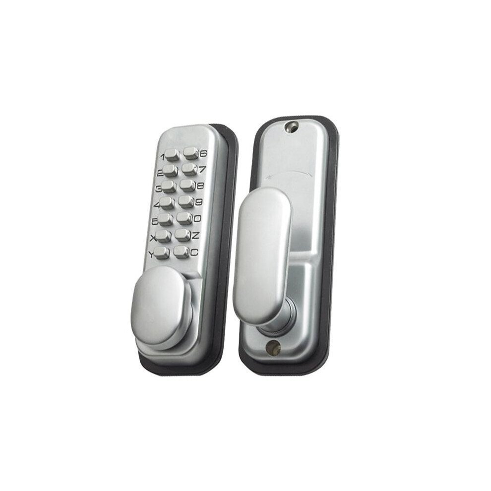 Yale Locks P-dl02-sc Push Button Door Lock Chrome Finish Hold Open Function