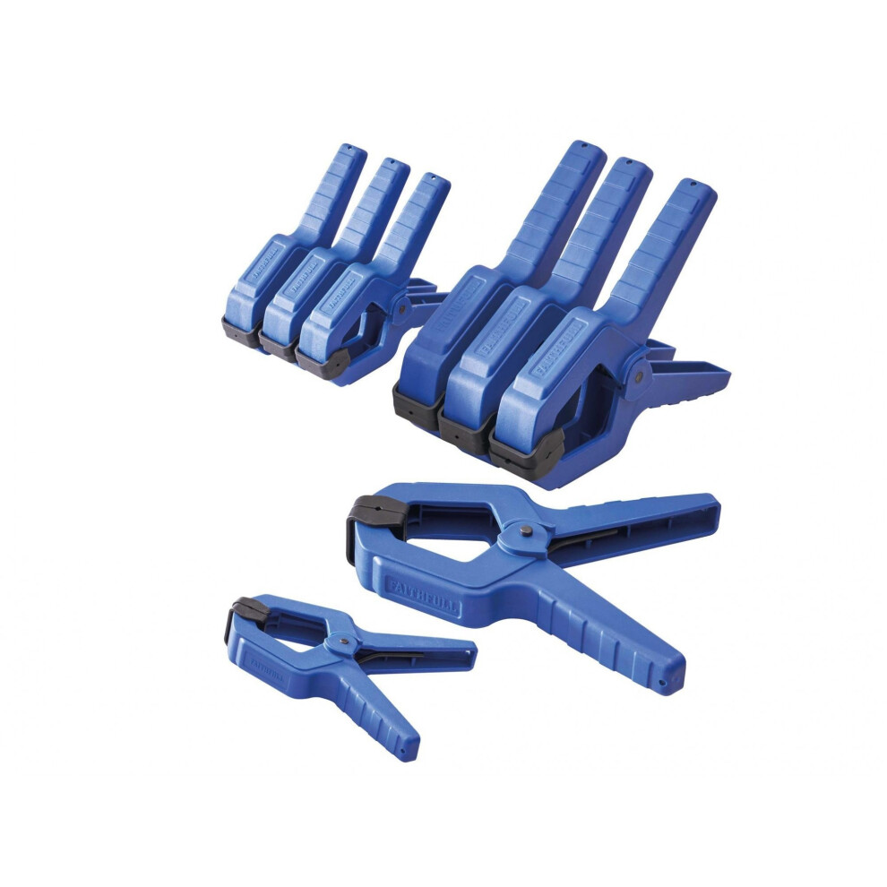Faithfull Spring Clamp Set, 8 Piece