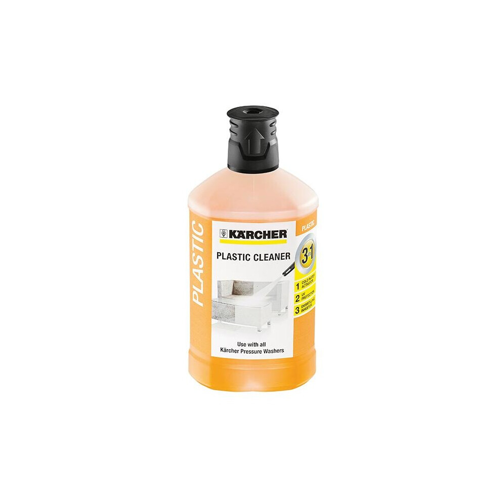 Karcher Plastic Cleaner 3-in-1 Plug & Clean (1 Litre)