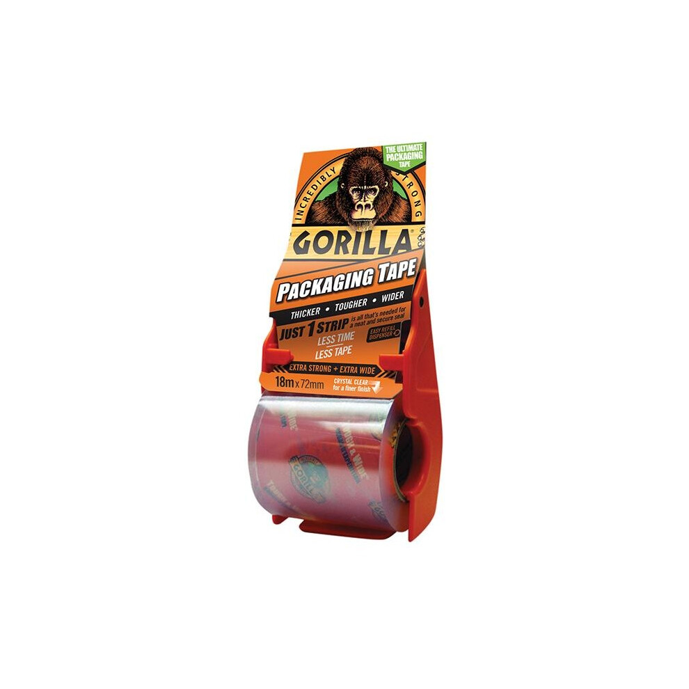 Gorilla Glue Gorilla Packaging Tape 72mm X 18m Dispenser