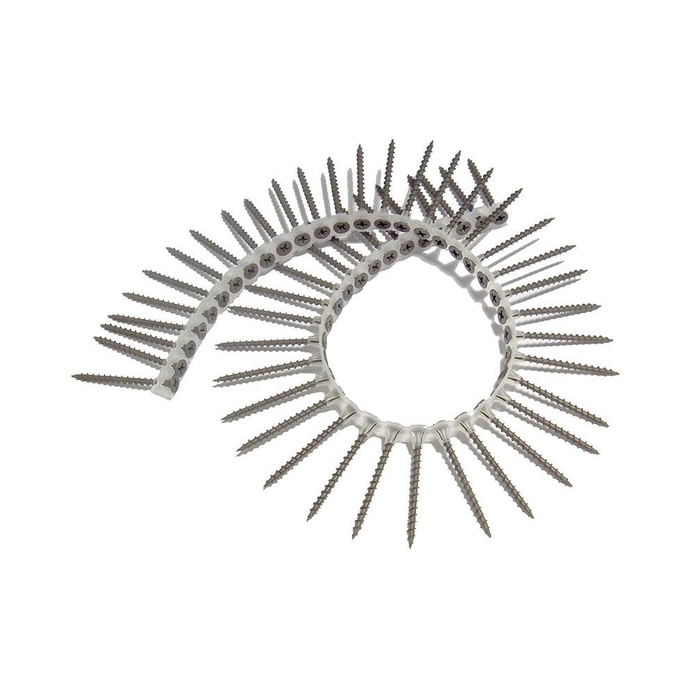Forgefix Collated Drywall Screws, Phillips, Bugle Head