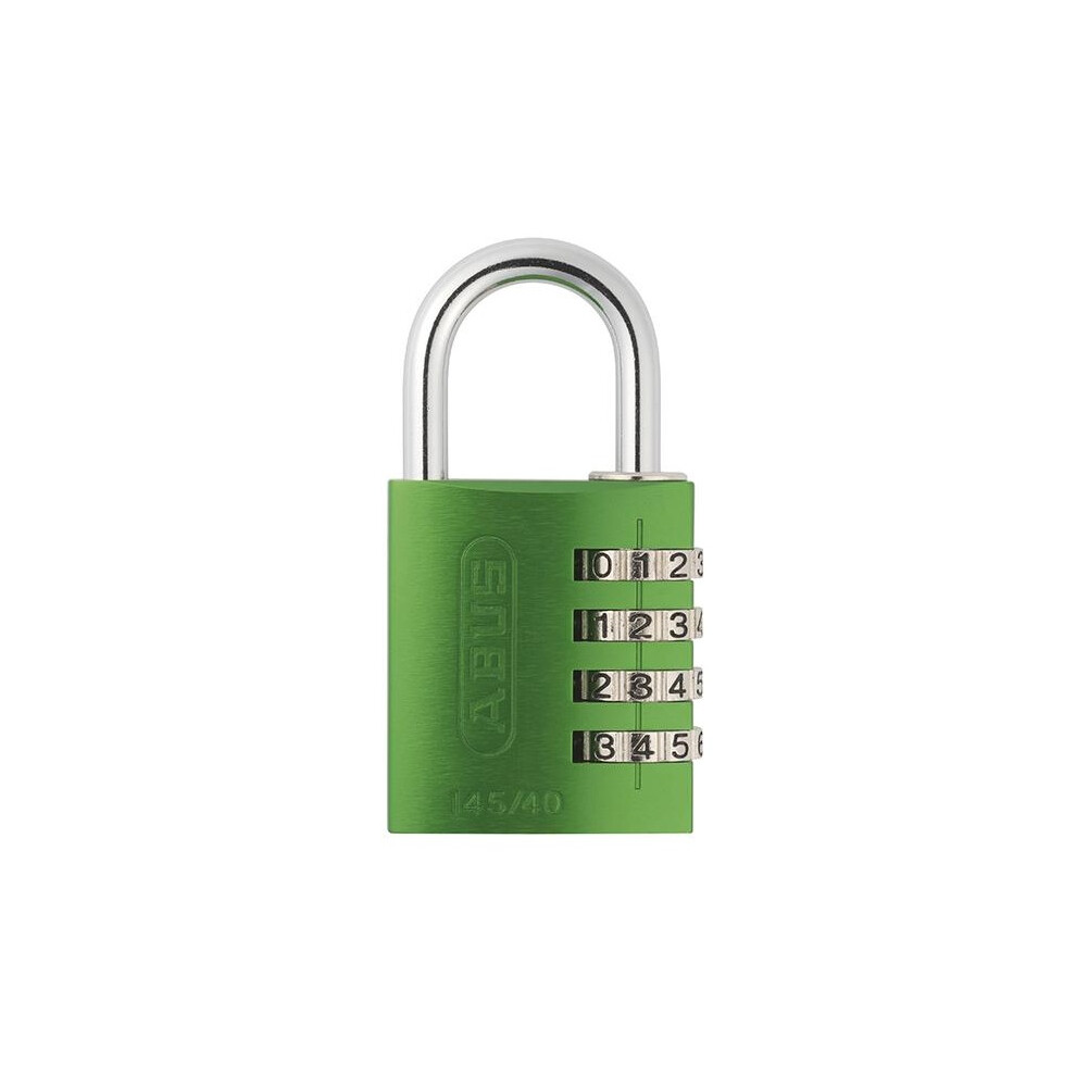(40 mm, Green) Abus Mechanical 145 Series Aluminium Combination Padlock-image-OPC-PGZC9RV-NEW