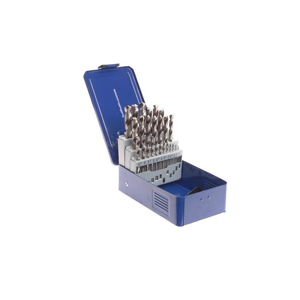 Faithfull Hss Pro Drill Sets In Metal Case