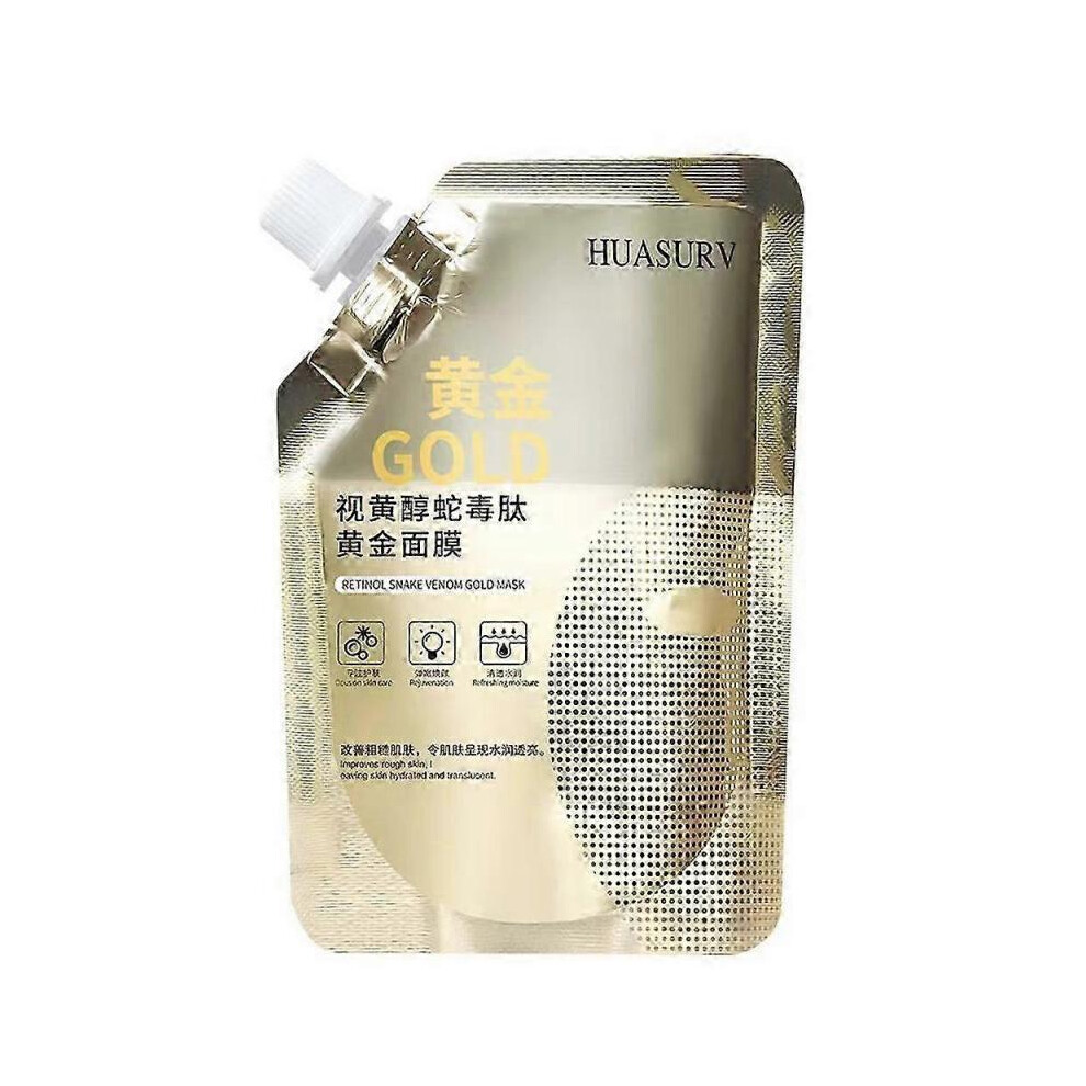 (Gold facial mask) 100ml Retinol Snake Venom- Peptide Golden Facial Mask BEST