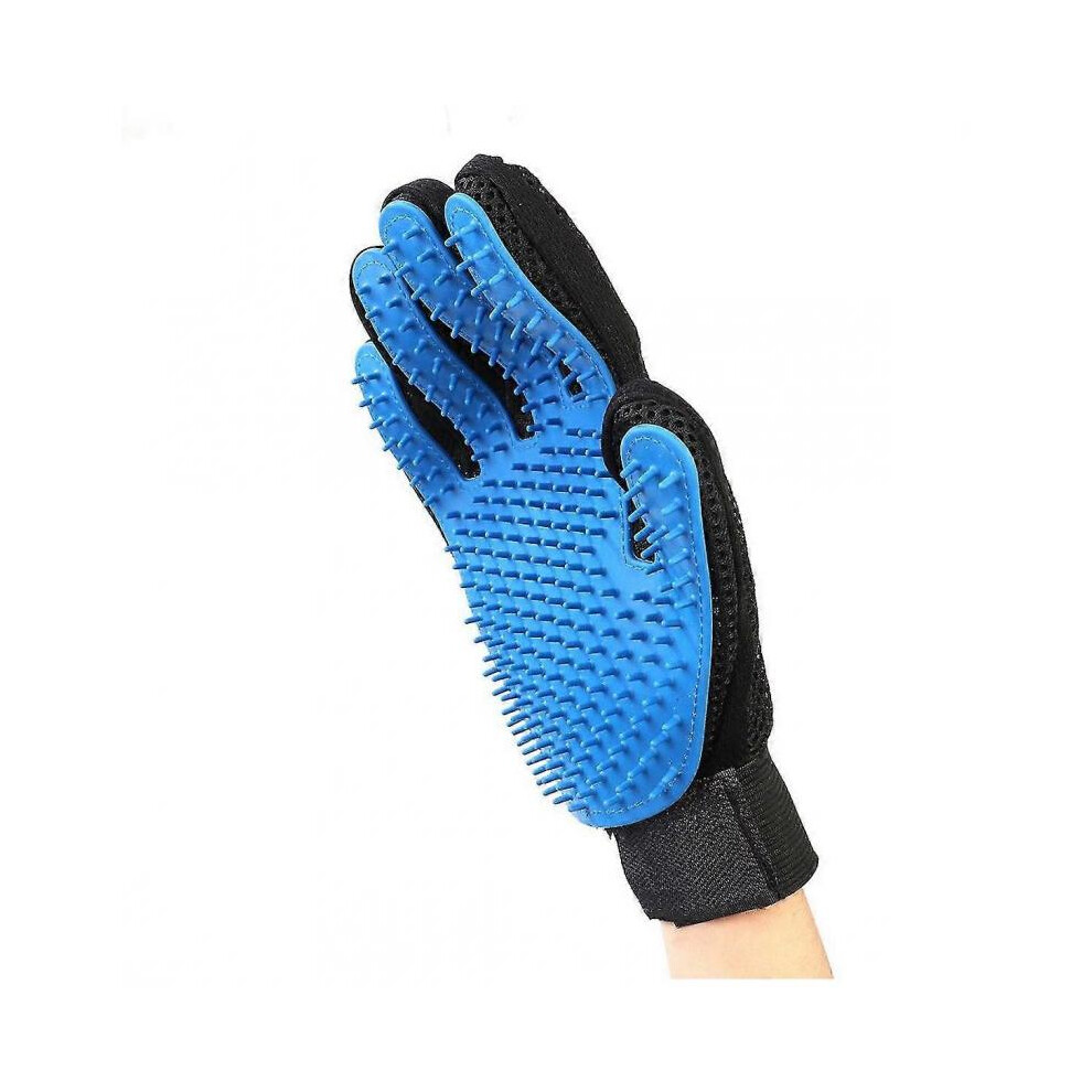 (Pink, Blue) True Touch - Brush Glove - Dog - Cat Right Hand 2 Color