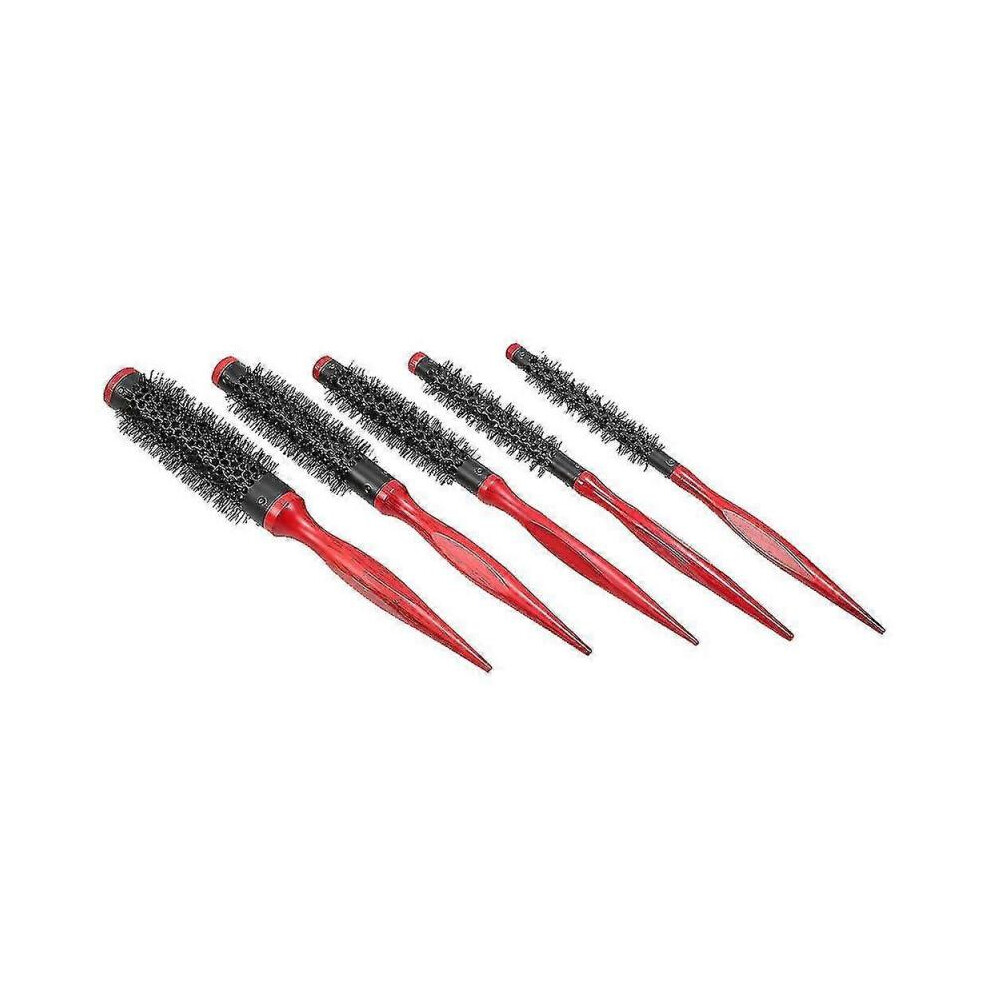 12mm Hair Round Brush Quiff Roller Comb for Diy Hairstyle Salon Hairdressing Round Hairbrush Nylon Comb
