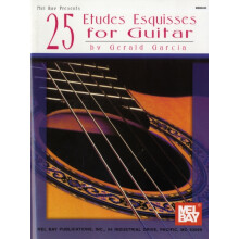 25 Etudes Esquisses For Guitar by Gerald Garcia Other Book