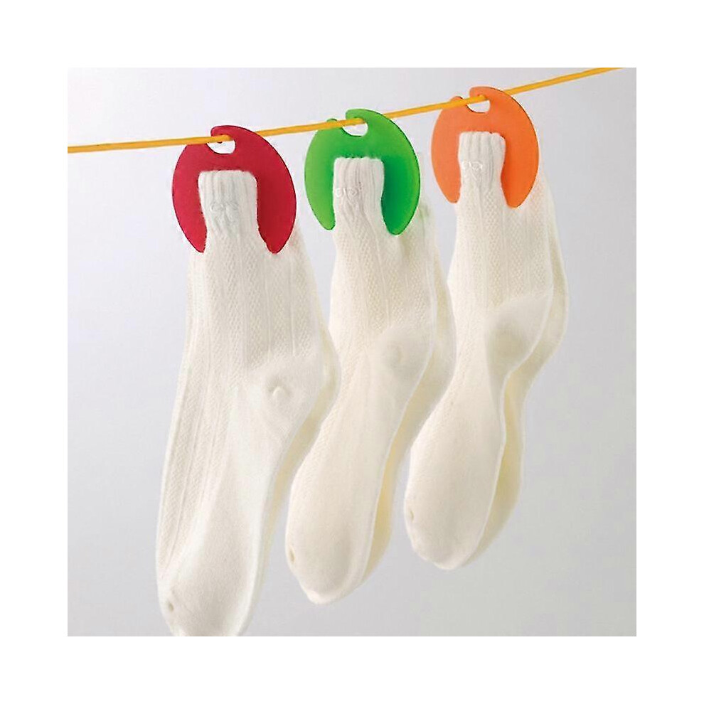Socks Holders for Washing Machine Washing Lines or Storage Plastic Set Of 12