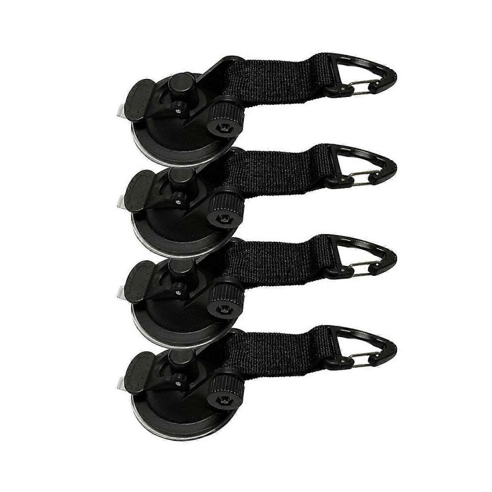 4 Pack Heavy Duty Suction Cup Anchor Outdoor Suction Cup Windshield Camping Mounting Hooks Car Tent Suction Cup