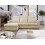 Snugg Furniture (Left Hand Corner, Beige) Swans High Back corner Sofa 1