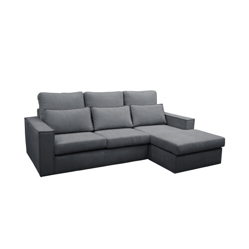 Snugg Furniture (Right Hand Corner, Grey) Swans High Back corner Sofa 2