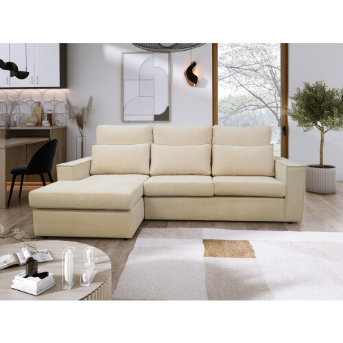 Snugg Furniture (Right Hand Corner, Beige) Swans High Back corner Sofa