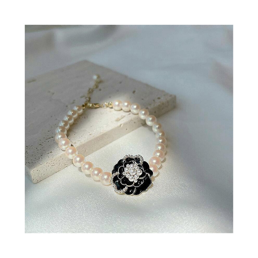 2024 Fashion Camellia CC bracelet Vintage Summer Woman Multilayer Pearl Bracelets Luxury Jewelry