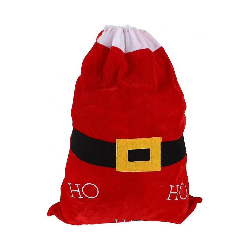 Christmas Santa Bag Oversized Santa Belt Drawstring Bag Red Santa Drawstring Bag Cloth Bag Christmas Personalized Santa Bag Drawstring Gift Bag for Ch