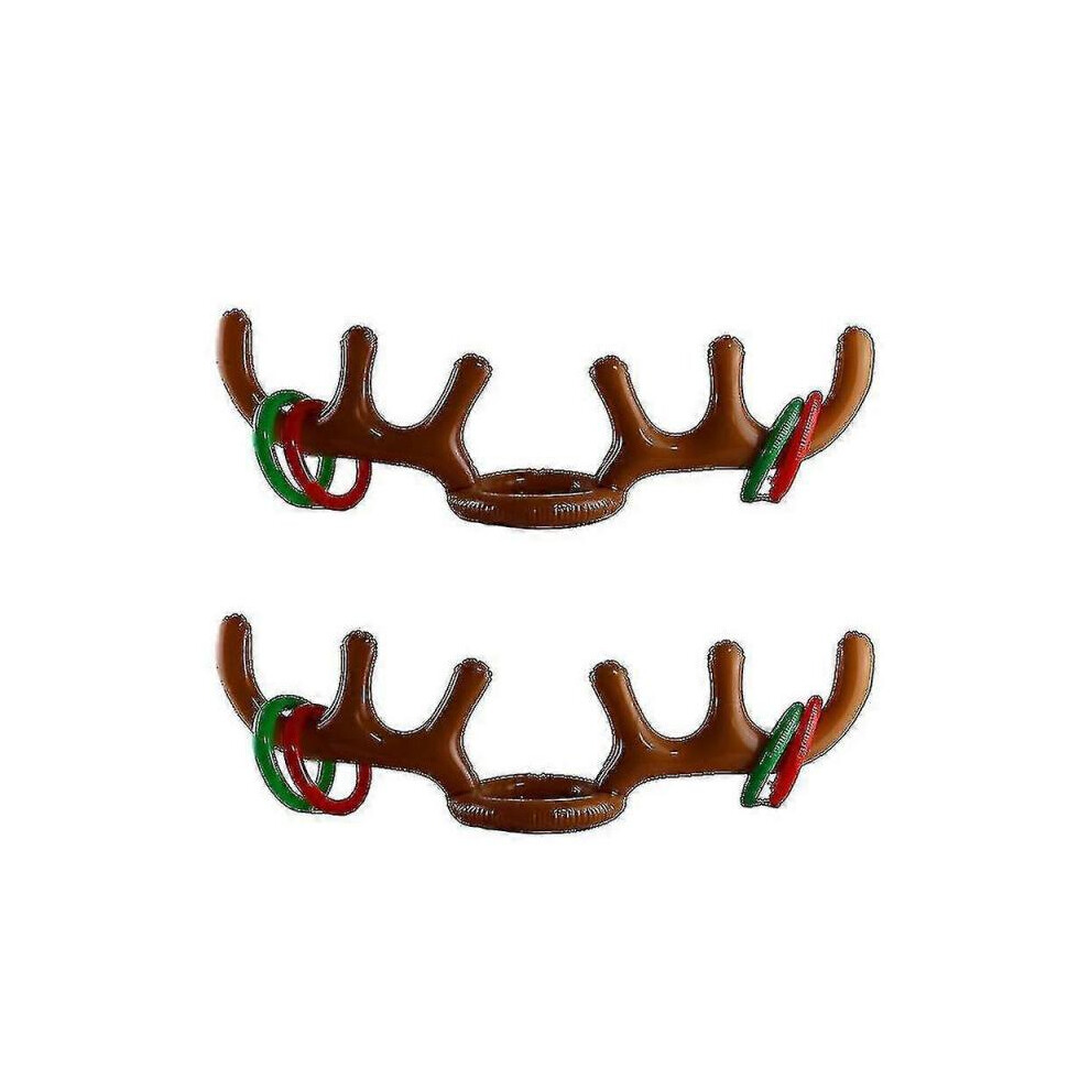 Reindeer Antler Throwing Games, Inflatable Ring Toss Game,family Interactive Christmas Party Games High Quality