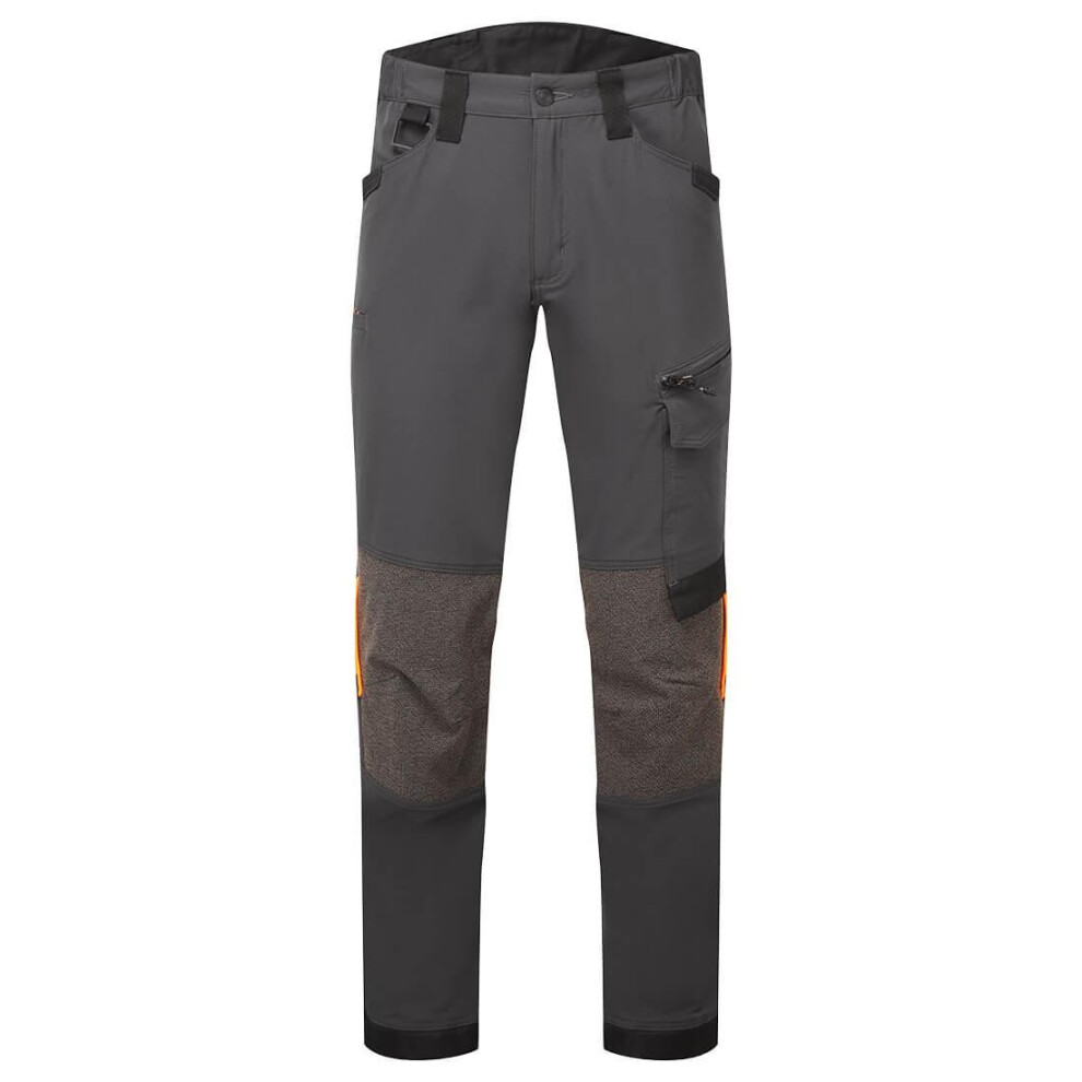 (46T, Metal Grey) Portwest Mens EV4 Stretch Work Trousers